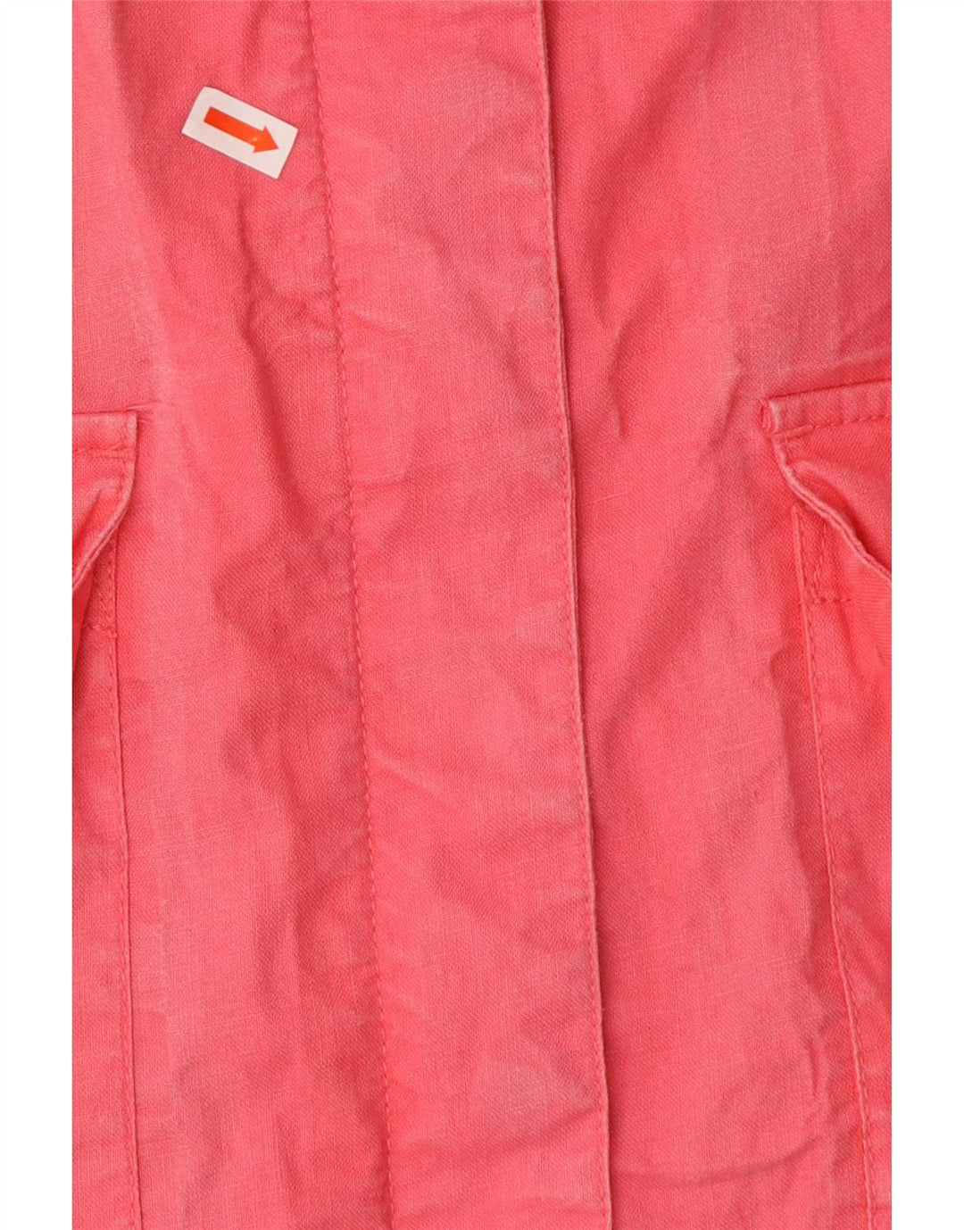 JOULES Chubasquero con capucha para mujer UK 40 Medium Pink Linen