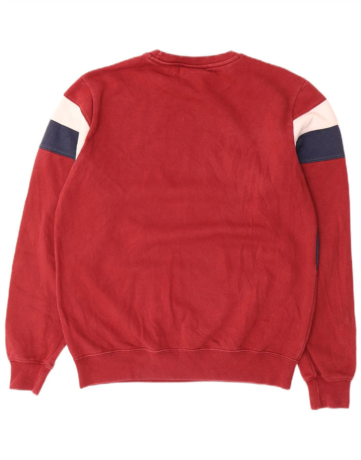 CHAMPION Sudadera para niño Jersey 15-16 años 2XL Rojo Colorblock Algodón