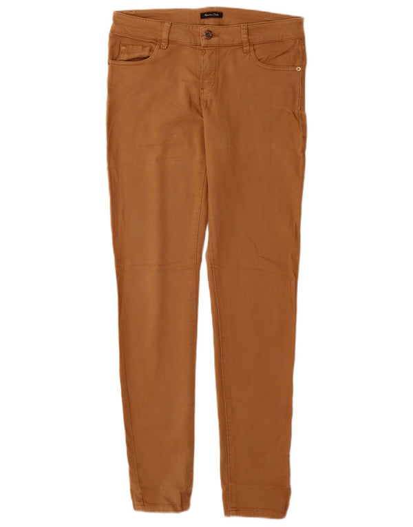 Massimo Dutti Pantalones Casuales Pitillo Mujer EU 38 Small W28 L31 Marrón