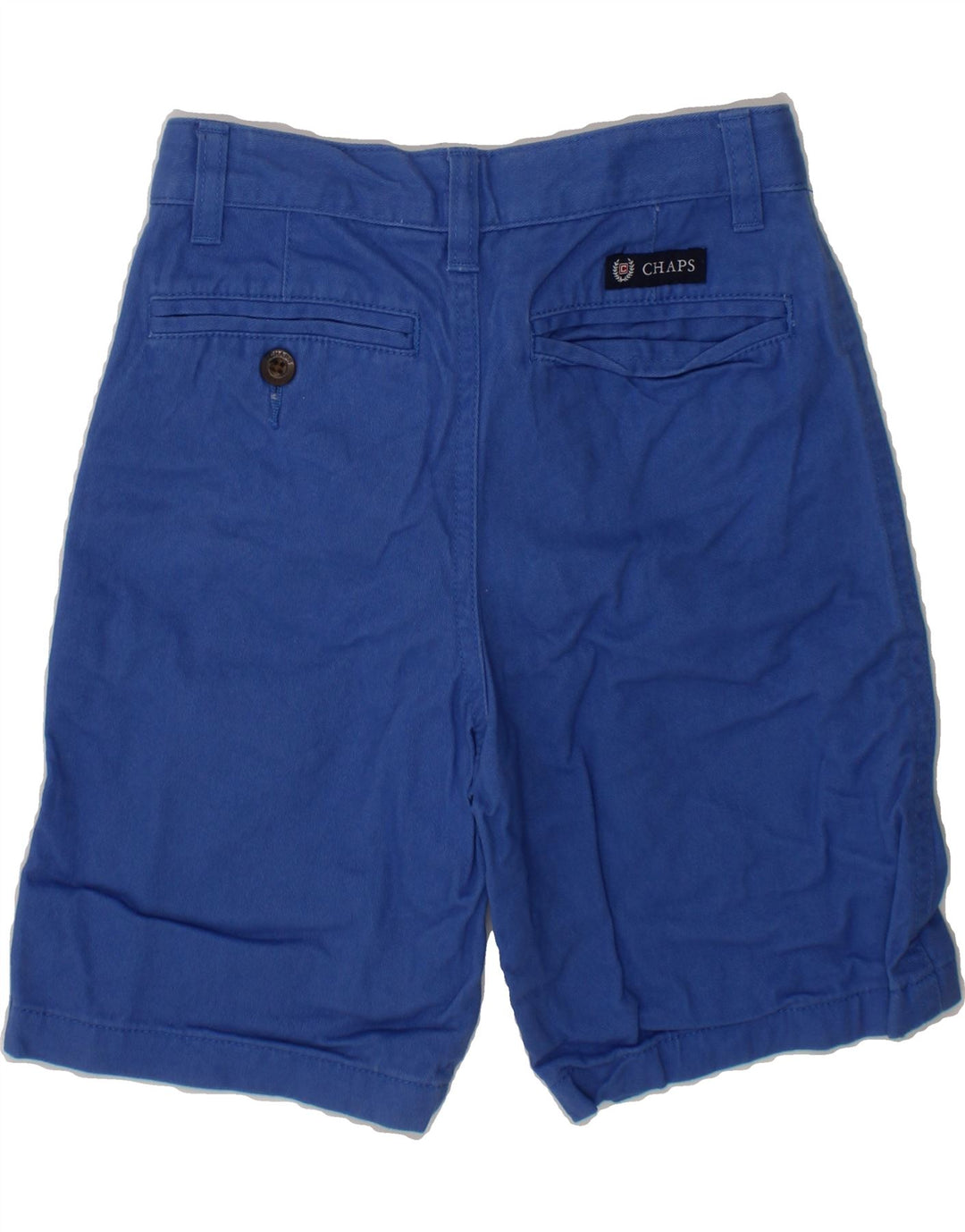 CHAPS Boys Chino Shorts 5-6 Years W22 Blue Cotton Vintage Chaps and Second-Hand Chaps from Messina Hembry 