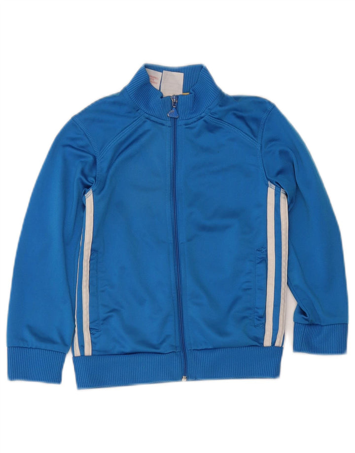 Adidas Chaqueta de chándal para niño 5-6 años Azul Poliéster