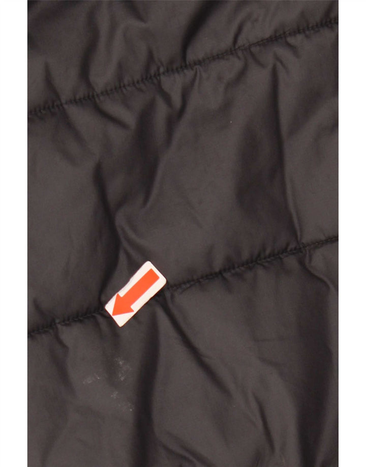 Chaqueta acolchada con capucha Adidas para niño 11-12 años Negro Poliéster