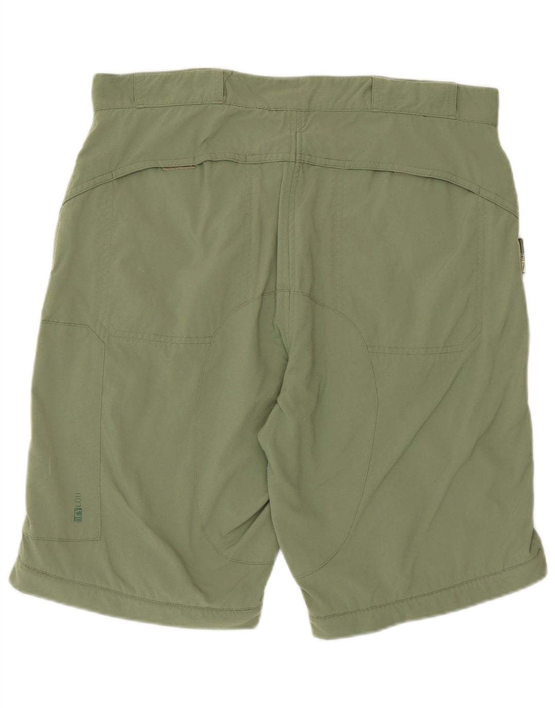 Vintage hombres cargo pantalones cortos grandes W34 verde