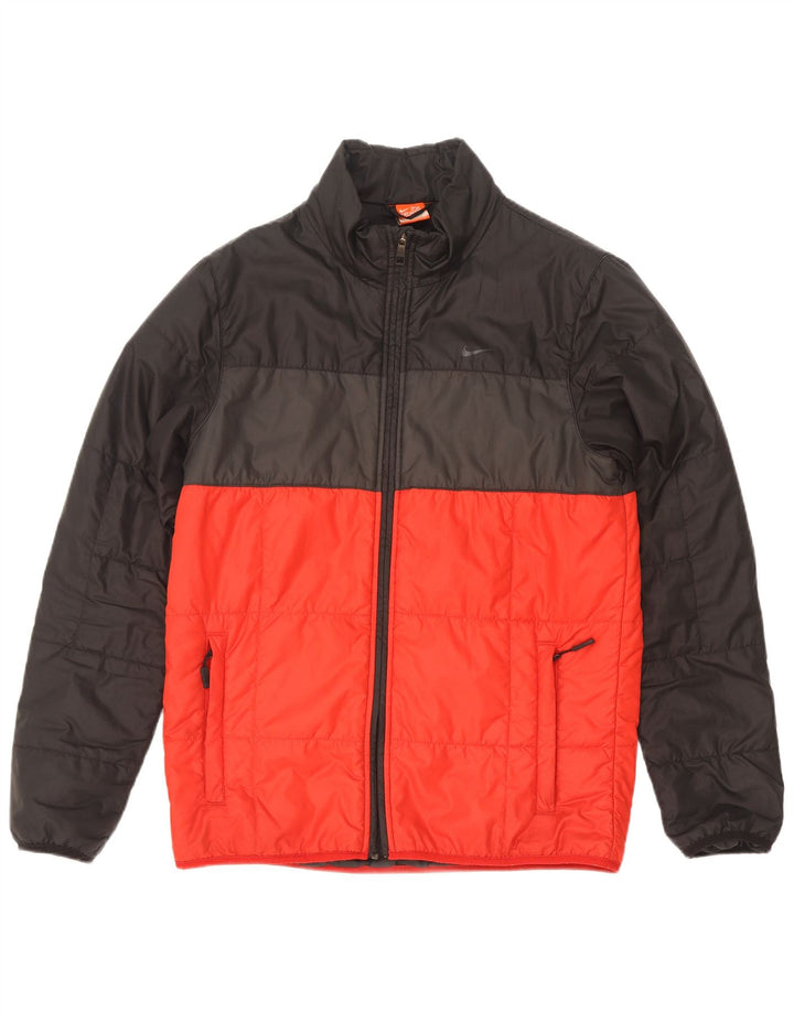 Nike Chaqueta acolchada para hombre ES 36 Small Negro Colorblock Poliéster