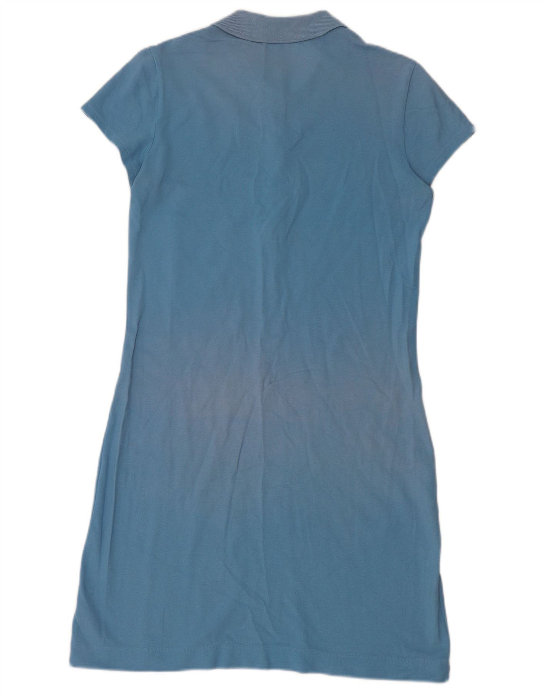 Lacoste Vestido Polo Mujer Talla 40 Azul Medio