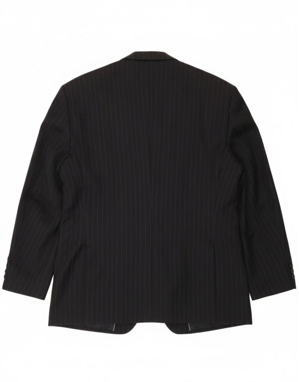 Pierre Cardin Chaqueta tipo blazer de 2 botones para hombre UK 44 2XL Azul marino a rayas