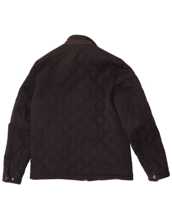 Ted Baker Chaqueta acolchada para hombre Talla 4 Grande Poliéster negro