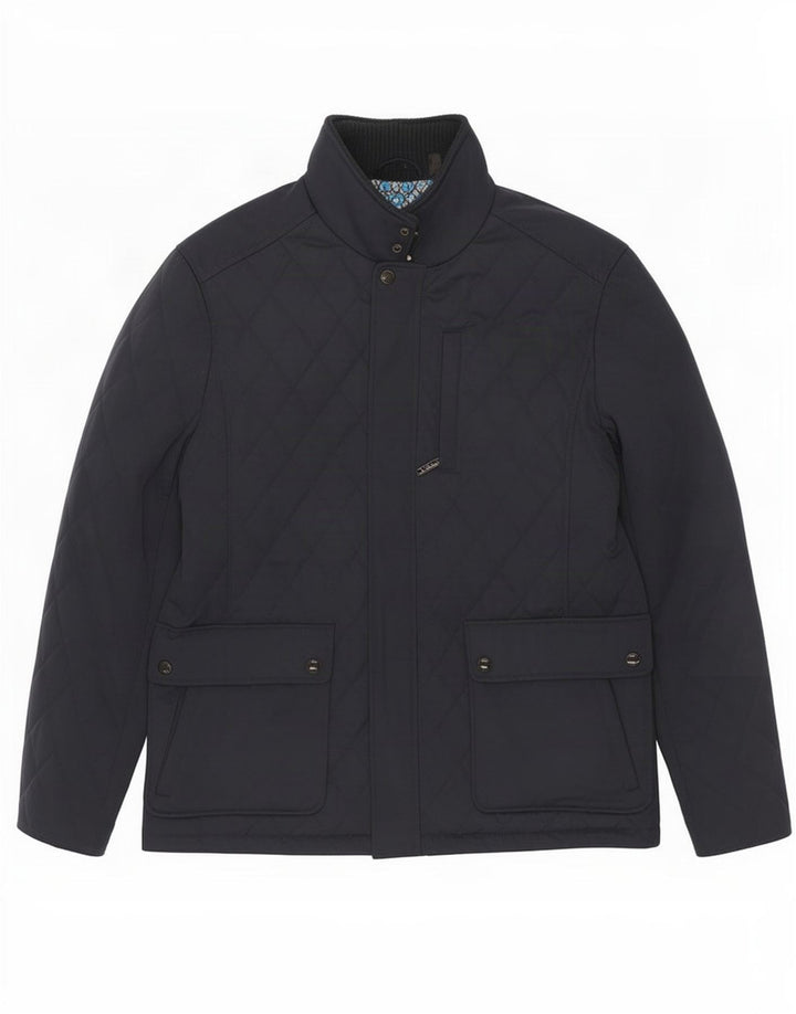 Ted Baker Chaqueta acolchada para hombre Talla 4 Grande Poliéster azul marino