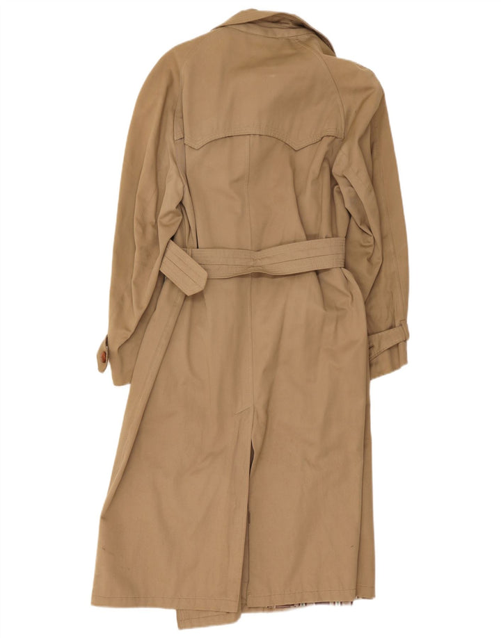 Vintage mujer gabardina Reino Unido 14 Medio Beige