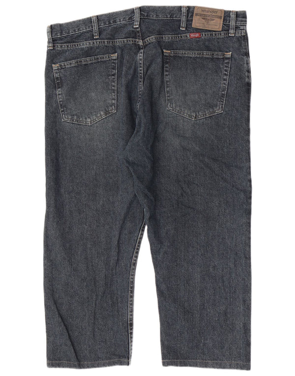 Vaqueros Wrangler Hombre Rectos W40 L23 Algodón Azul Marino