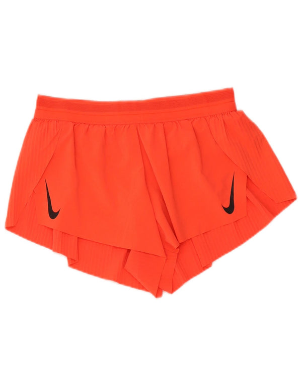 Nike - Pantalones cortos deportivos Dri Fit para mujer, talla 10, color naranja