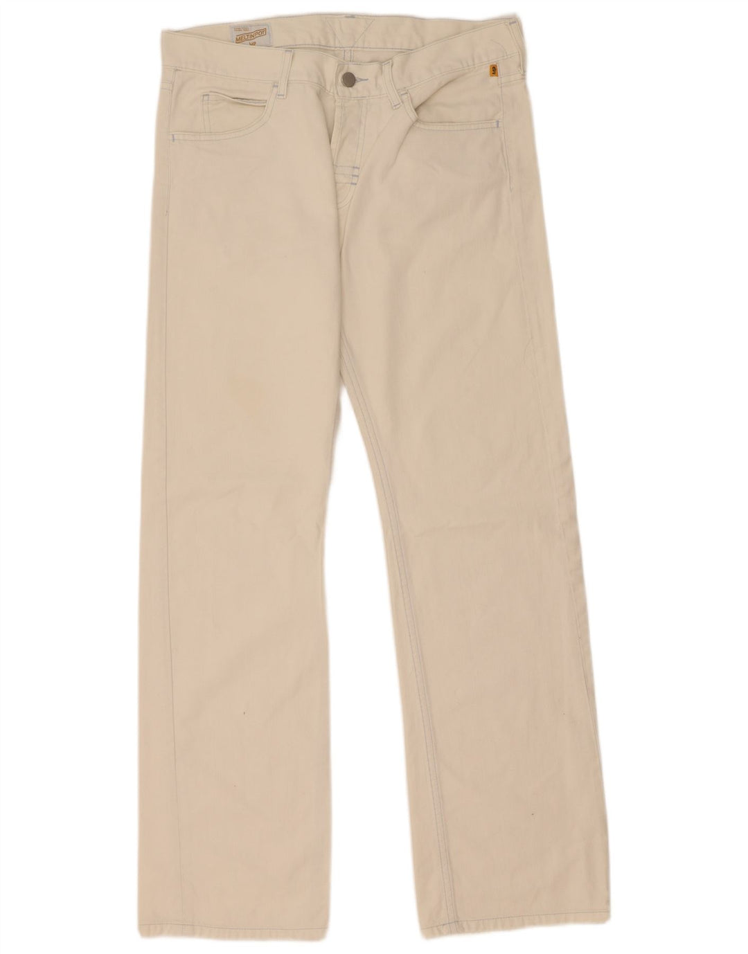 Meltin' Pot Vaqueros rectos para hombre W32 L33 Blanco