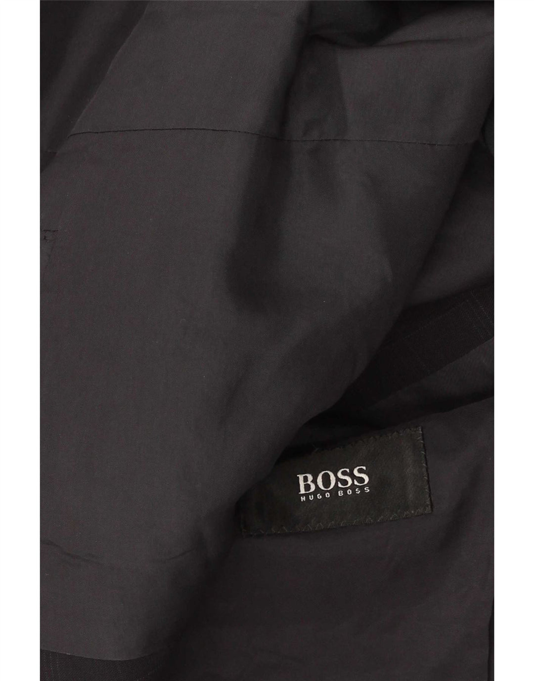 Hugo Boss Chaqueta tipo blazer de 3 botones para hombre UK 38 Medium Navy Blue Check