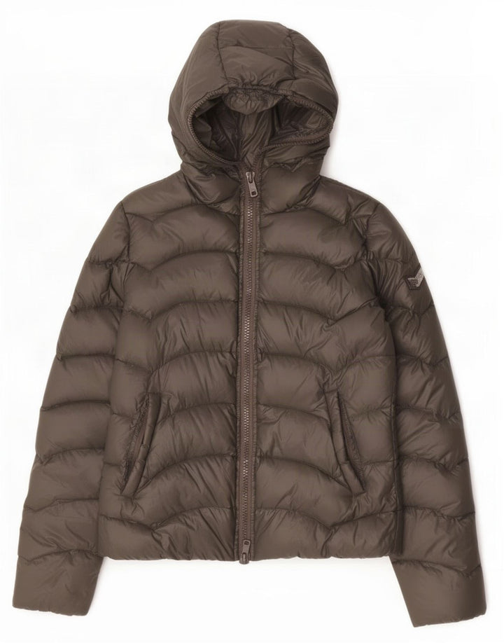 Chaqueta acolchada con capucha para mujer Gas UK 42 Gris medio
