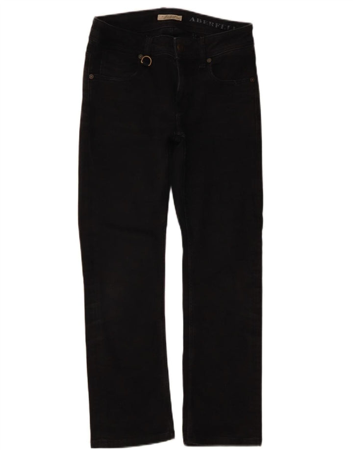 Burberry Vaqueros Rectos Mujer W26 L25 Algodón Negro