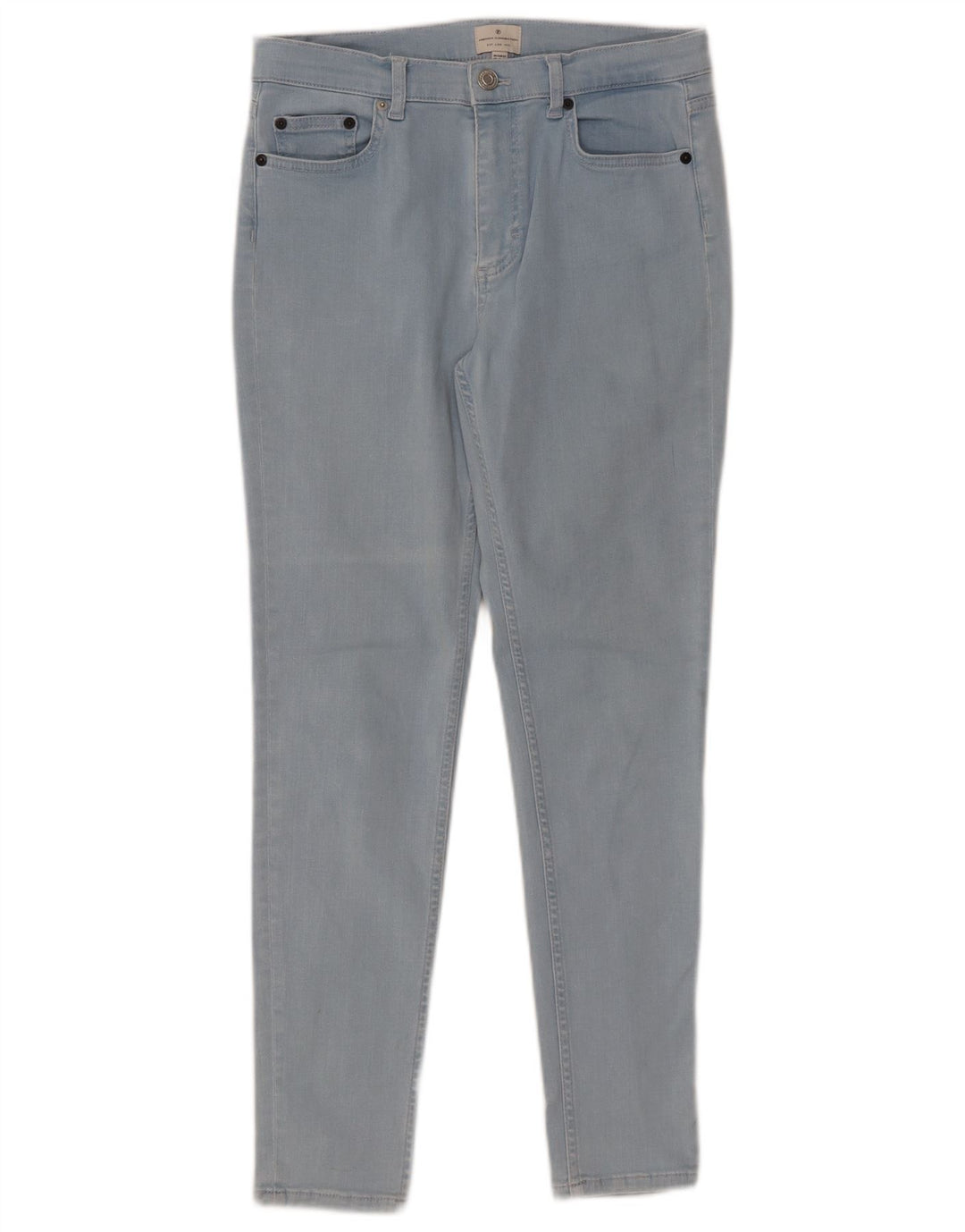 FRENCH CONNECTION Vaqueros ajustados para mujer UK 12 Medium W30 L28 Algodón azul