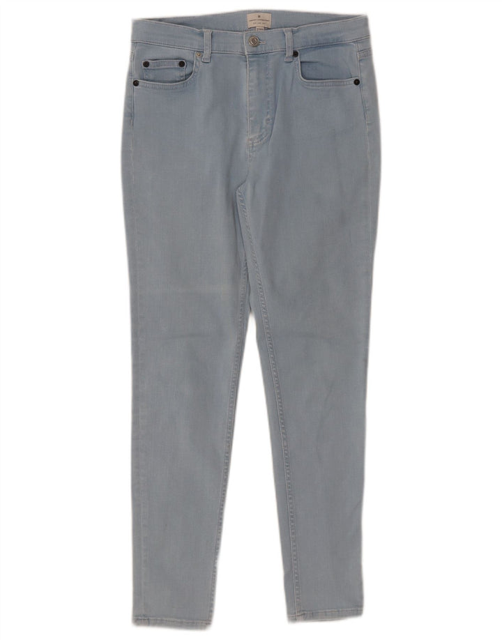 FRENCH CONNECTION Vaqueros ajustados para mujer UK 12 Medium W30 L28 Algodón azul