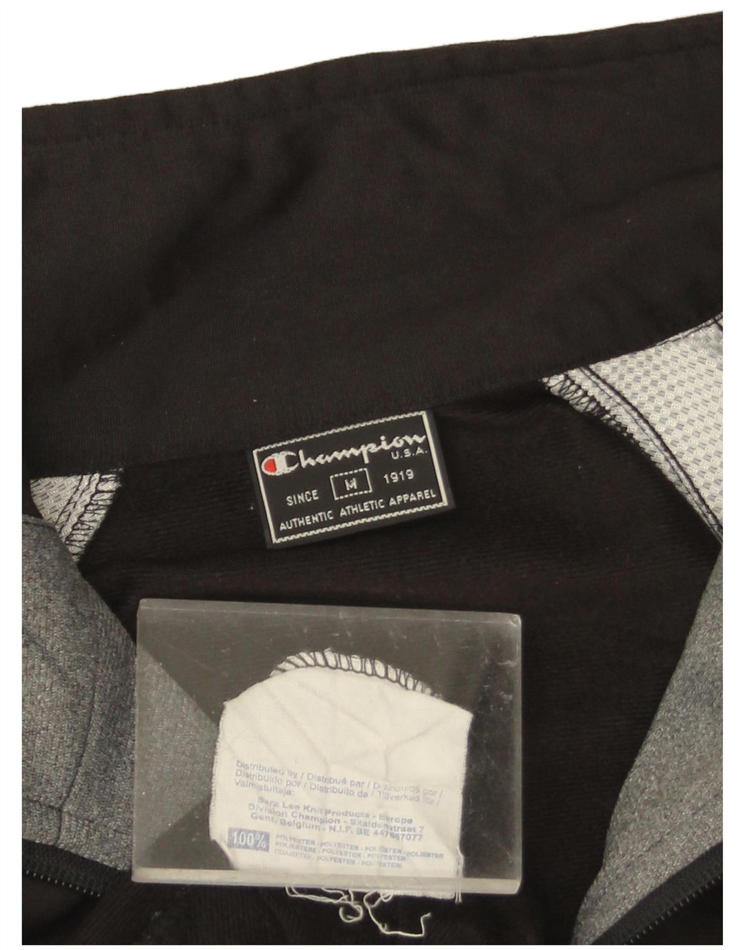 Champion Chaqueta De Chándal Con Gráficos Para Hombre Color Block Mediano Negro