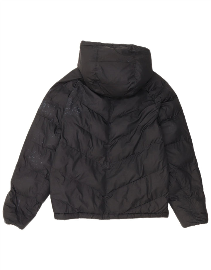 Nike Chaqueta acolchada con capucha para niño 13-14 años XL Negro Poliéster