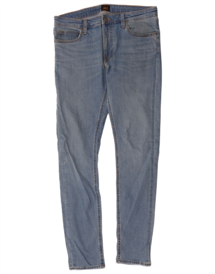 Lee Vaqueros Pitillo Malone para Mujer W33 L32 Algodón Azul