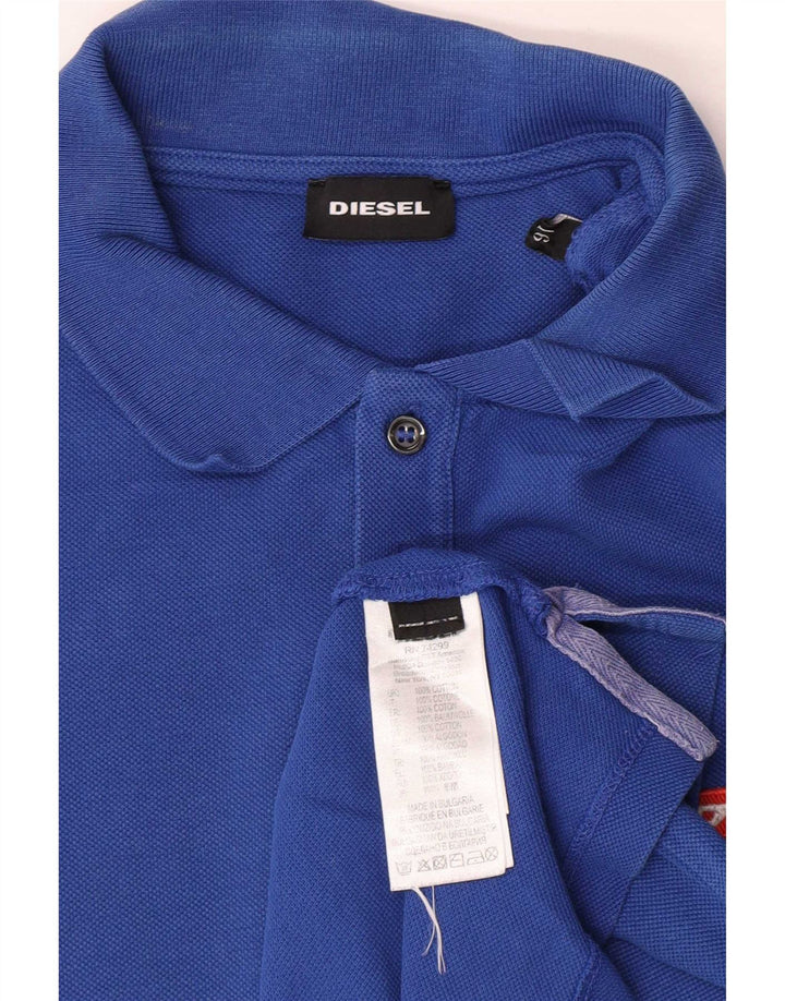 Diesel Polo Niño 15-16 Años Azul Algodón
