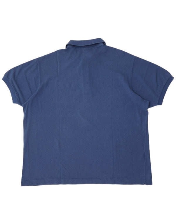 Polo Lacoste para hombre talla 9 4XL algodón azul