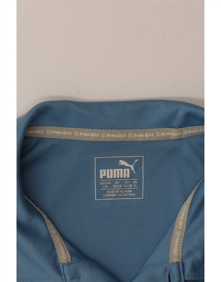 Polo Puma Hombre XL Azul Colorblock