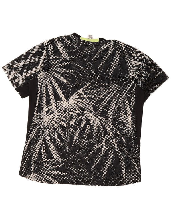 Adidas Camiseta Hombre Top 2XL Negro Floral Poliéster