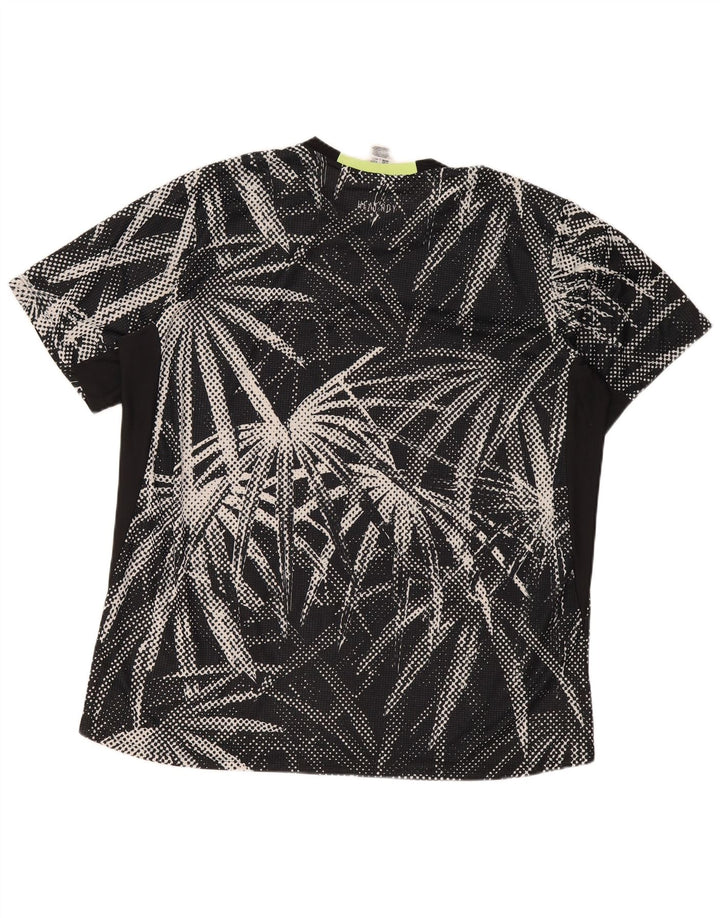 Adidas Camiseta Hombre Top 2XL Negro Floral Poliéster