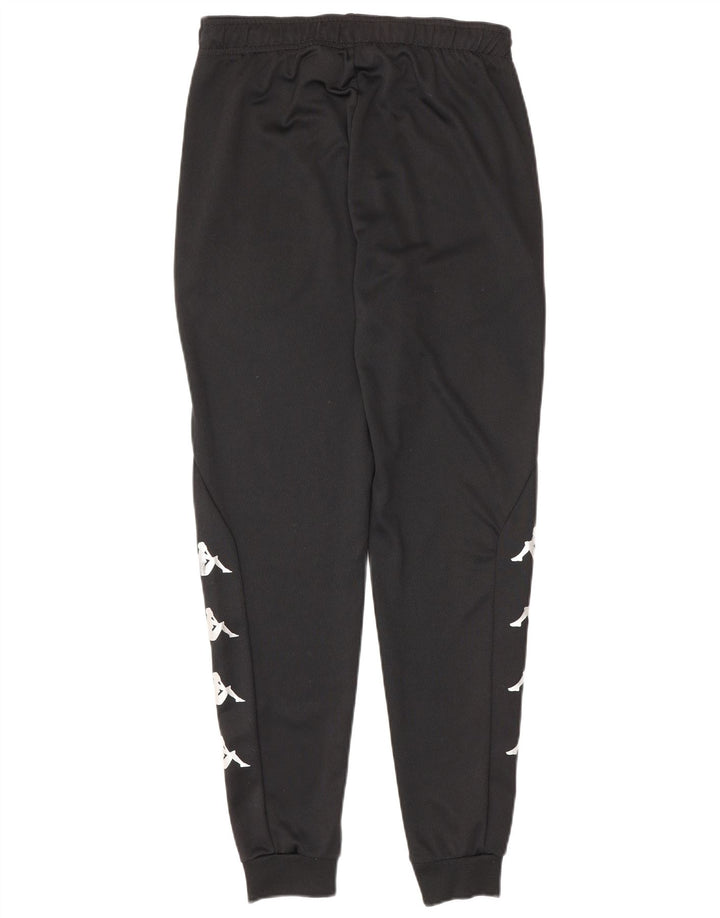 Kappa Hombre Pantalones De Chándal Gráfico Joggers Small Black