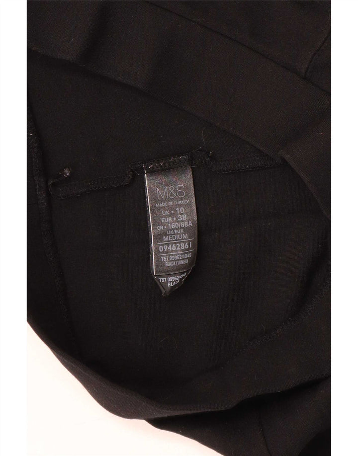 Marks & Spencer Leggings para mujer UK 10 Small Viscosa negra