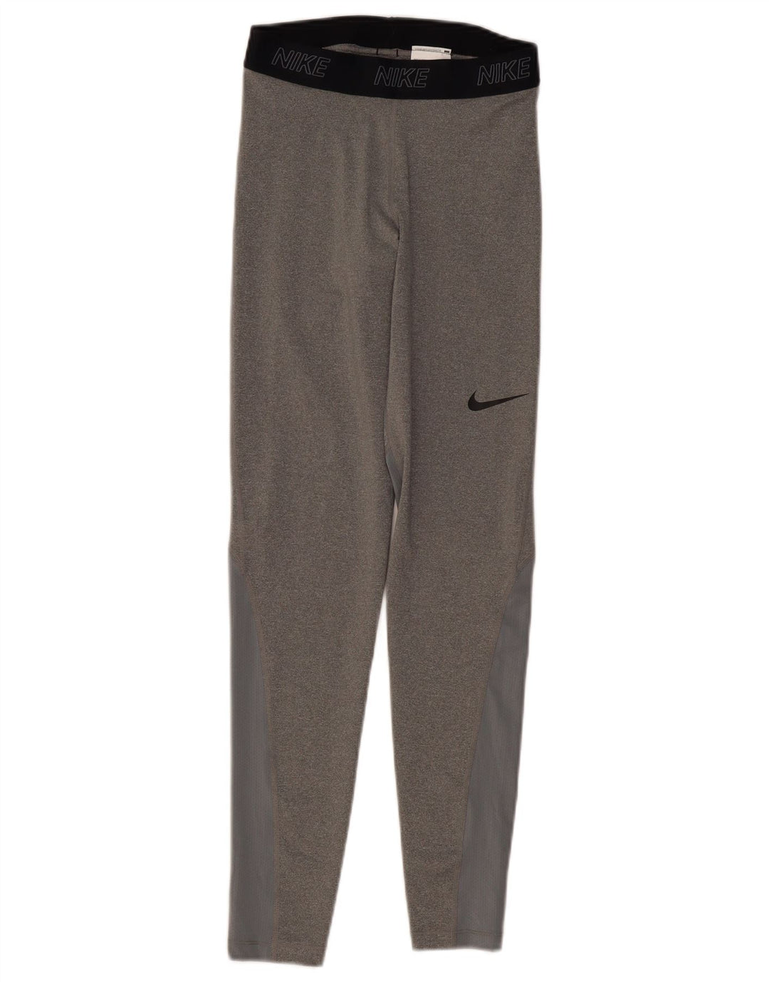 Nike Leggings Dri Fit para mujer UK 8 Pequeño Gris Colorblock Poliéster