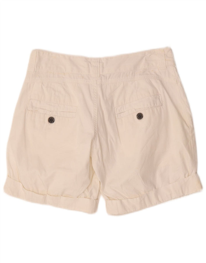 Pantalones Cortos Cargo Diesel Mujer W28 Algodón Blanco Mediano