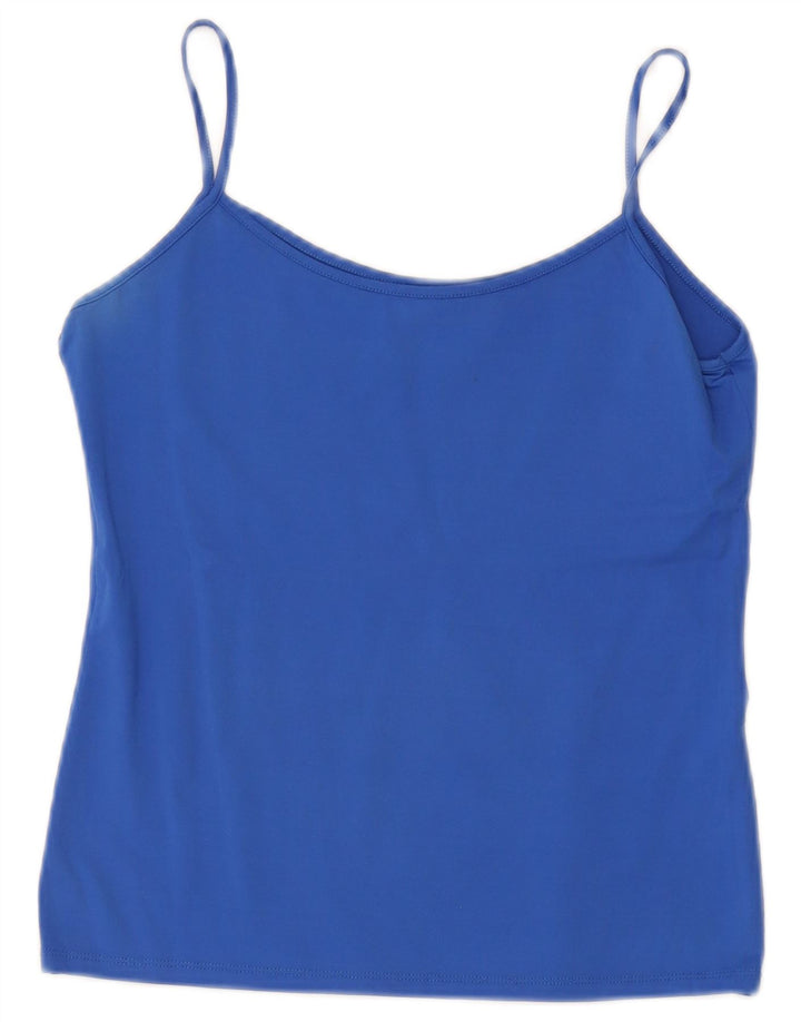 Zara Mujer Crop Cami Top Reino Unido 44 Grande Azul