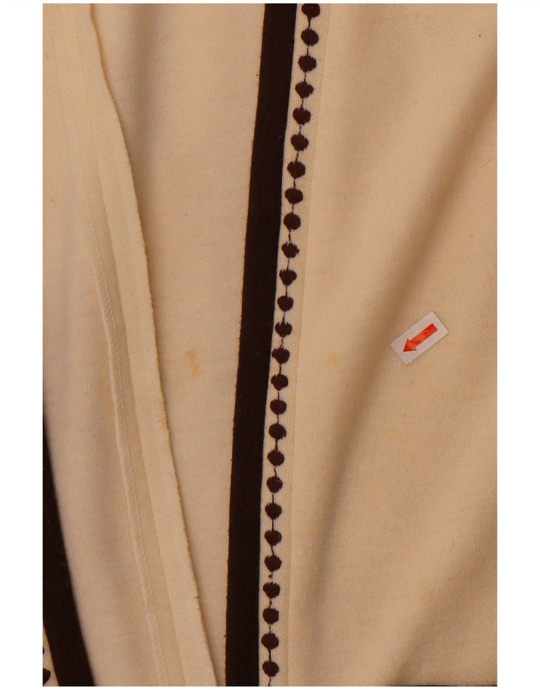 Carre Suéter tipo cárdigan abierto sin mangas para mujer EU 42 Large Off White