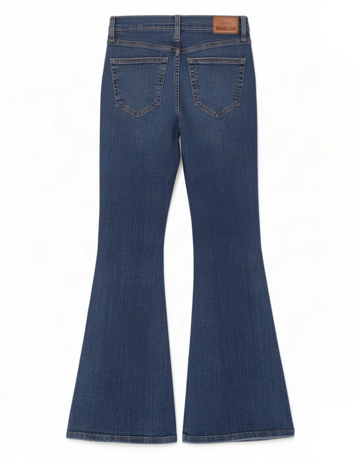 Vaqueros acampanados Jamie de Topshop para mujer W24 L28 Algodón azul