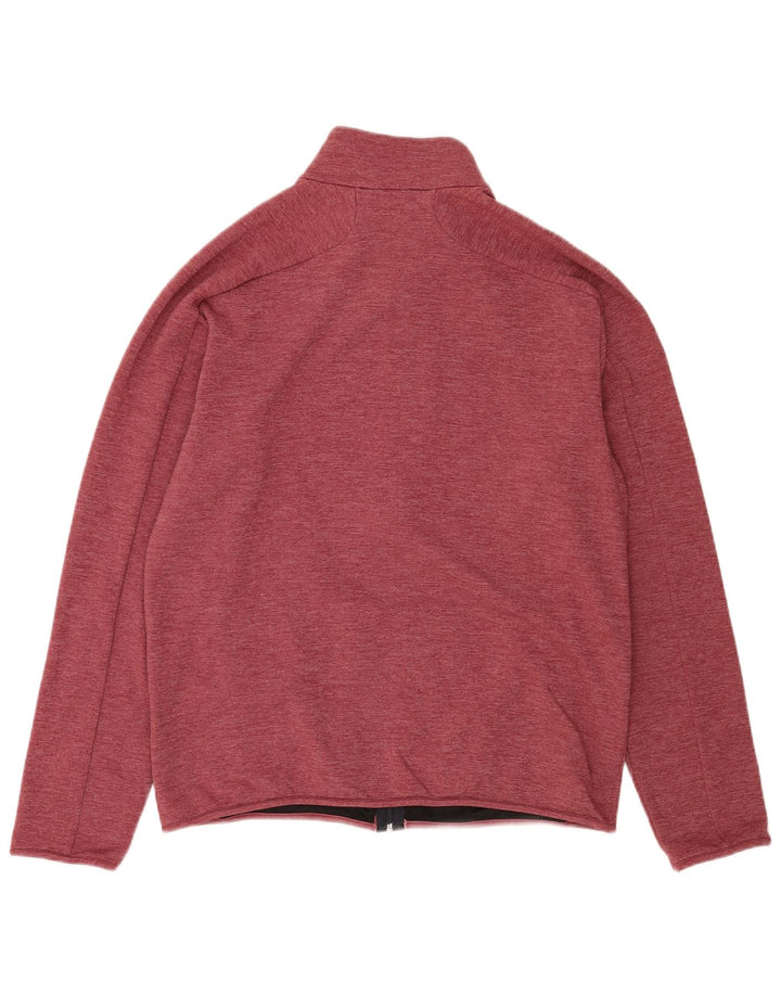 CMP Chaqueta de chándal para hombre IT 54 XL Poliéster moteado burdeos