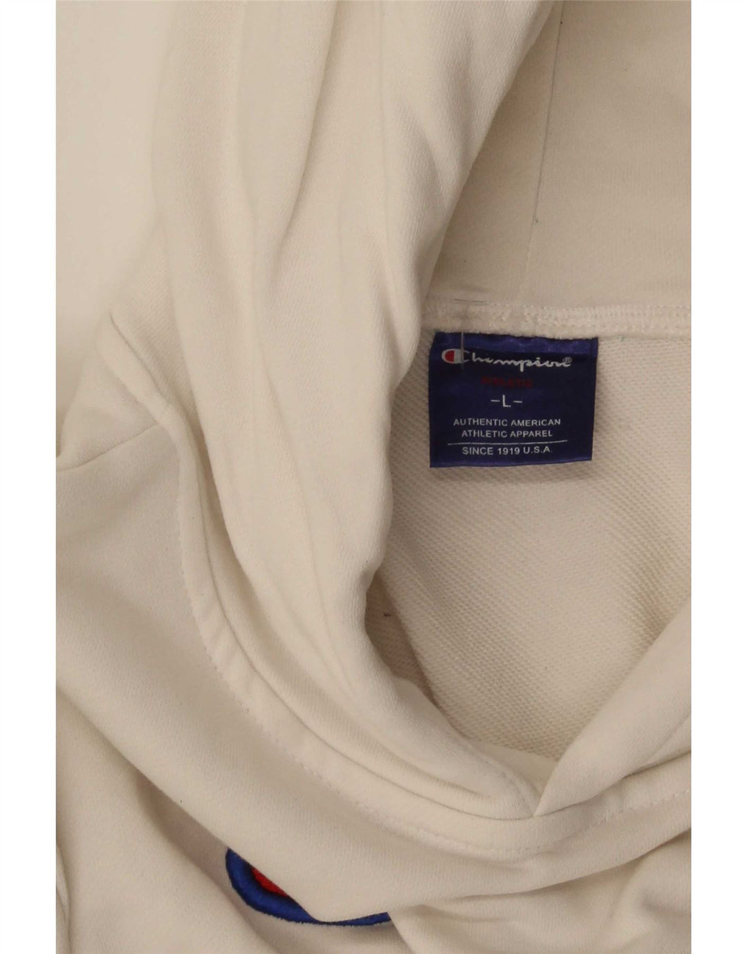 Champion Sudadera Con Capucha Gráfica Para Hombre Jersey Grande Blanco