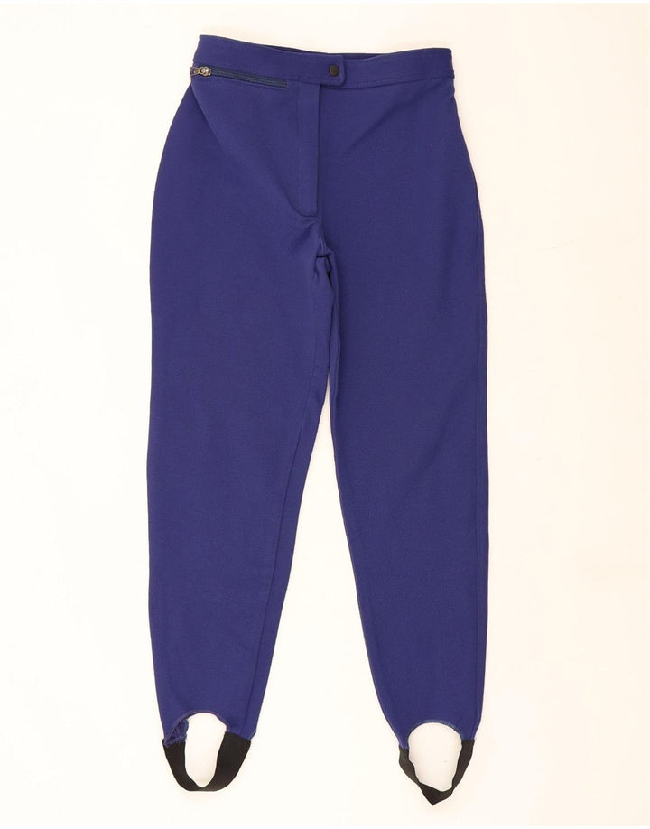 Pantalón cortavientos con estribo para mujer Elviana IT 46 Large Poliamida azul