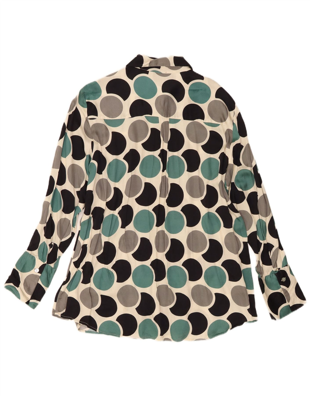 Blusa vintage para mujer IT 48 XL Geométrica multicolor