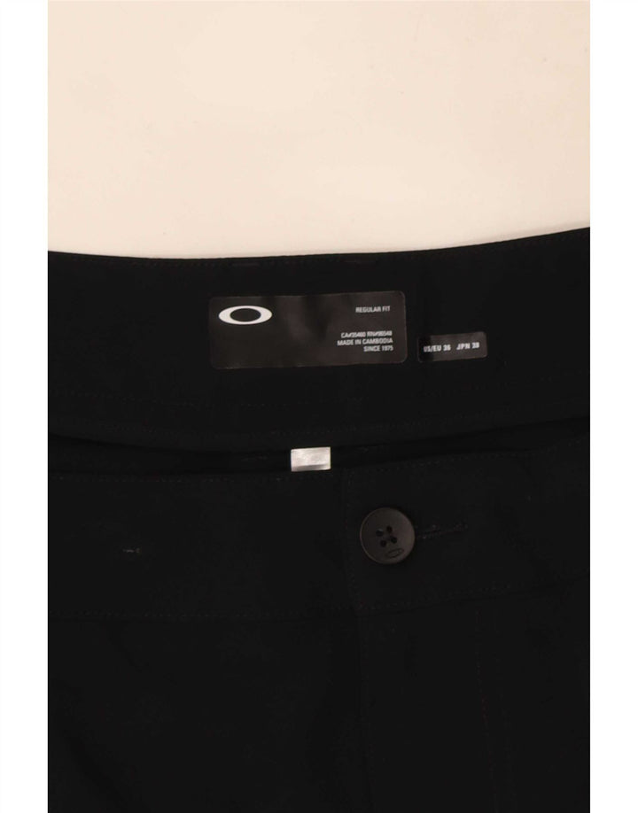 Oakley Pantalones cortos casuales de ajuste regular para hombre W36 Grande Negro