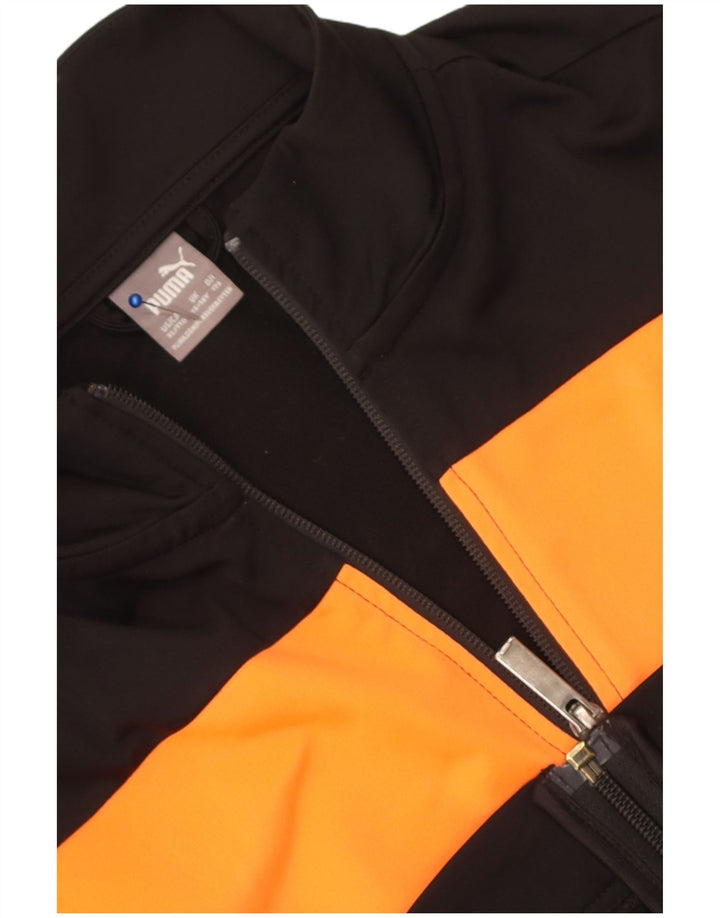 Puma Chaqueta de chándal para niño 15-16 años Negro Colorblock