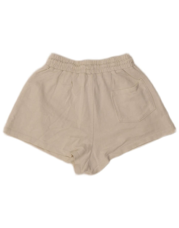 Zara Mujer Shorts Sport Small Blanco Algodón