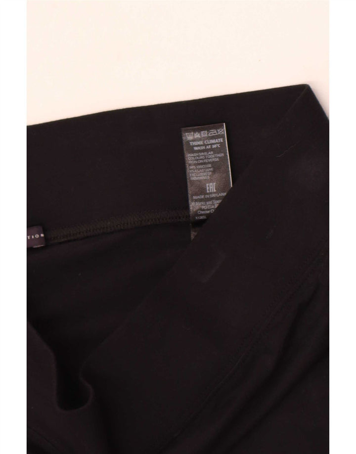Marks & Spencer Leggings para mujer UK 44 Large Viscosa negra