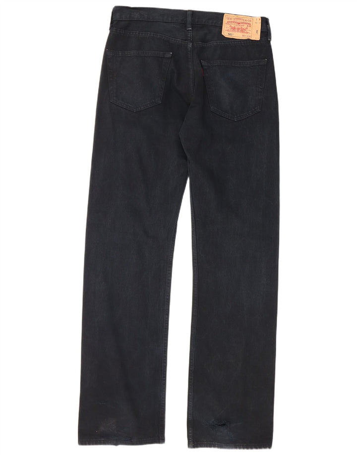 LEVI'S Vaqueros rectos 501 para hombre W31 L34 Azul marino