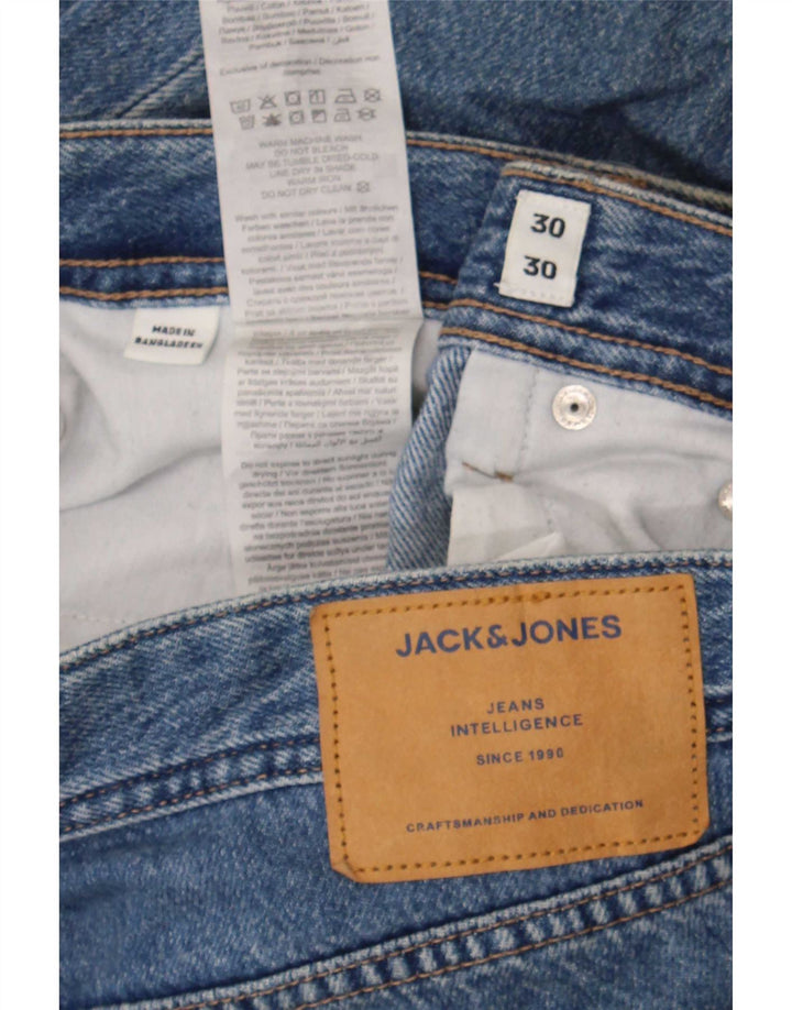 Jack & Jones Vaqueros Rectos Hombre W30 L30 Algodón Azul