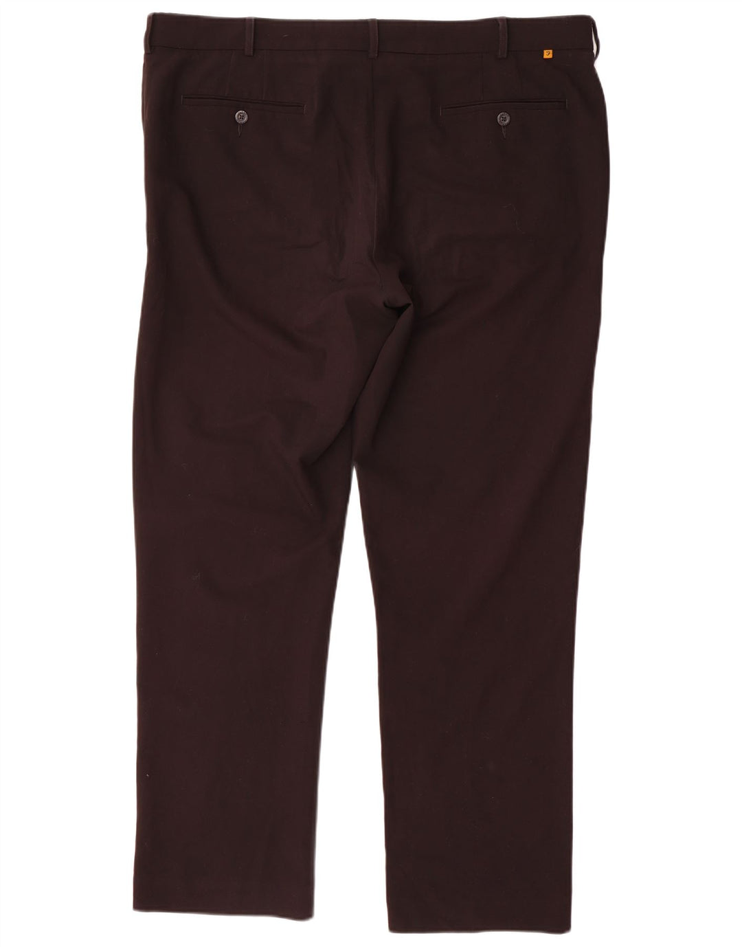 Farah Pantalón chino de corte clásico para hombre W42 L31 Poliéster negro