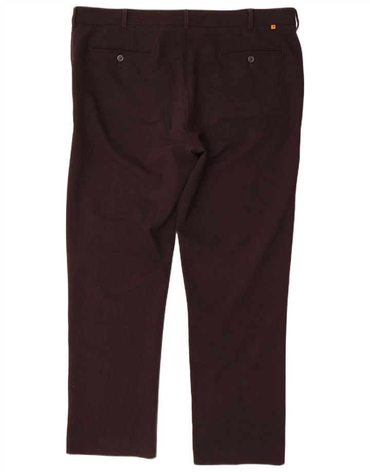 Farah Pantalón chino de corte clásico para hombre W42 L31 Poliéster negro