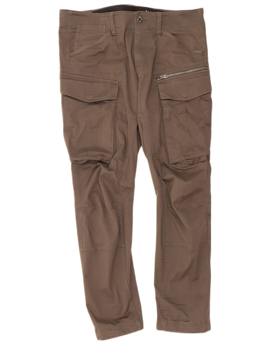 G-STAR Pantalón cargo recto para hombre W34 L32 Algodón caqui