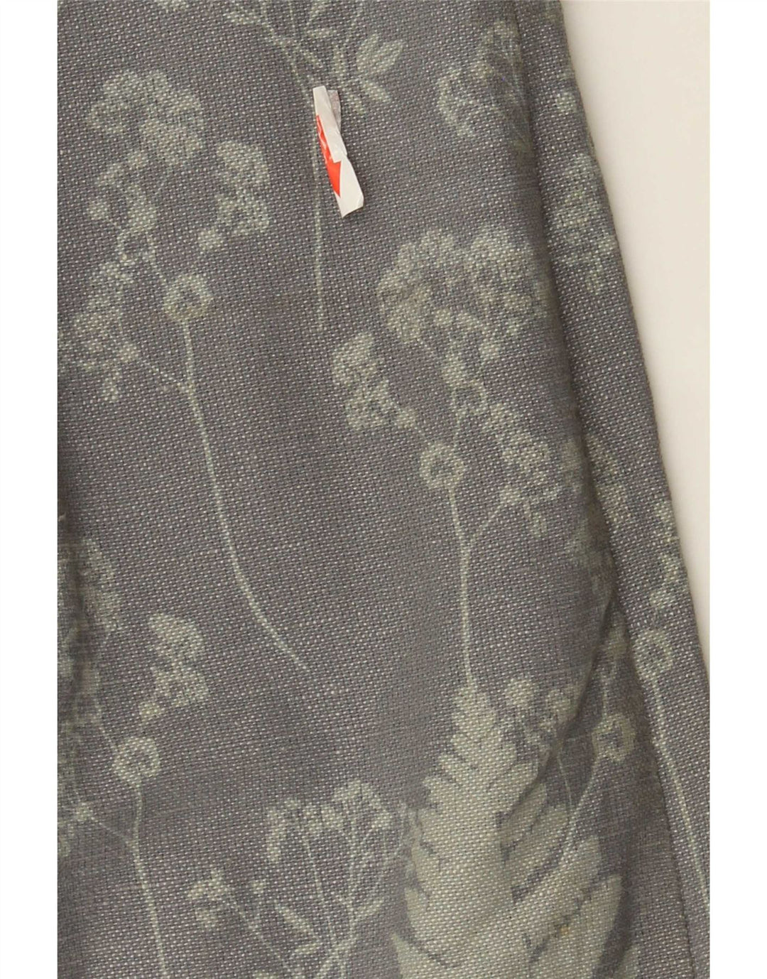 Falda midi para mujer White Stuff UK 40 Medium W32 Lino floral gris